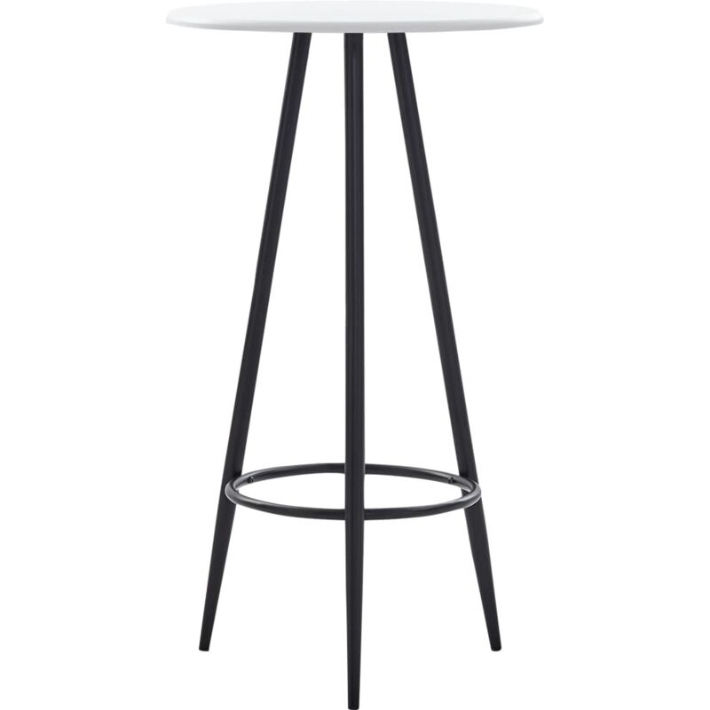 Table de bar Blanc 60 x 107,5 cm mdf