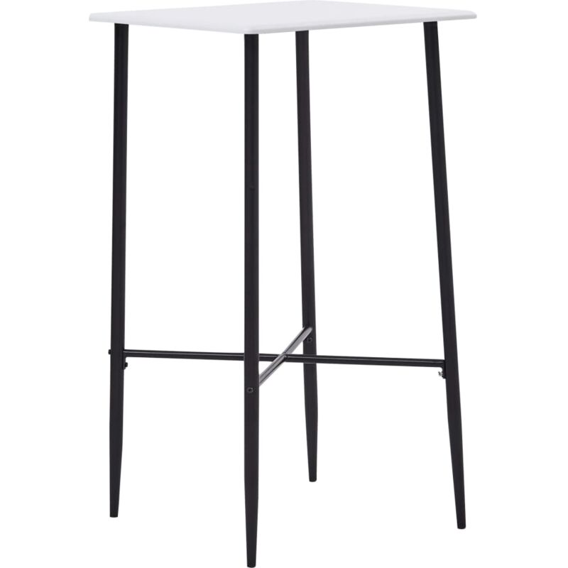 Vidaxl - Table de bar Blanc 60 x 60 x 111 cm mdf