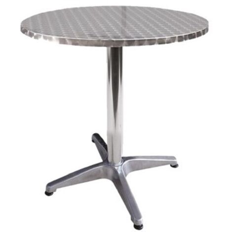 Table de bar ronde en aluminium 60xh70 table basse - Fraschetti