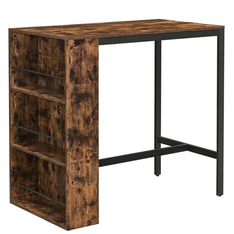 table de bar industrie Métal style vintage haute 100x100x100