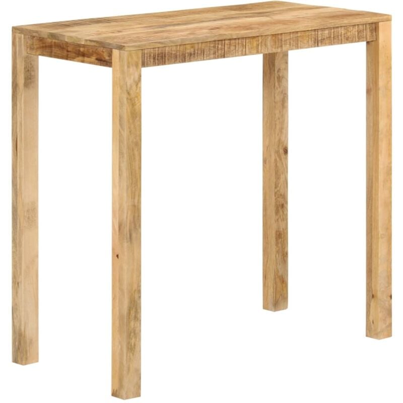 Table de bar Table haute Table de Cuisine 112x55x108 cm Bois de manguier massif 54450