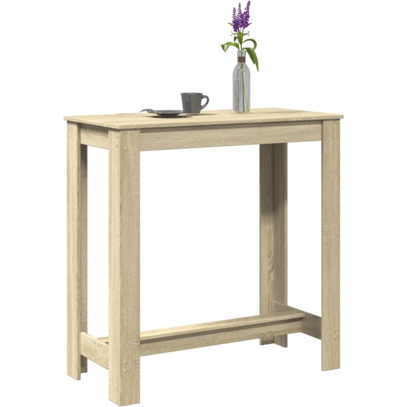 Vidaxl - Table de bar chêne sonoma 102x50x103,5 cm bois d'ingénierie