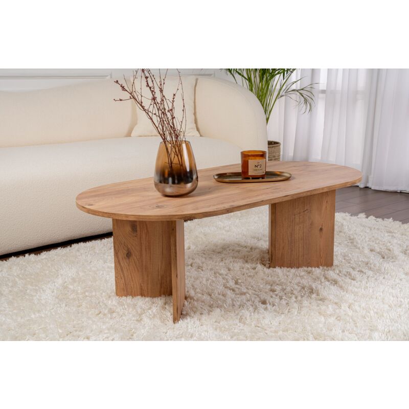 Calicosy - Table basse ovale L119 cm - iris