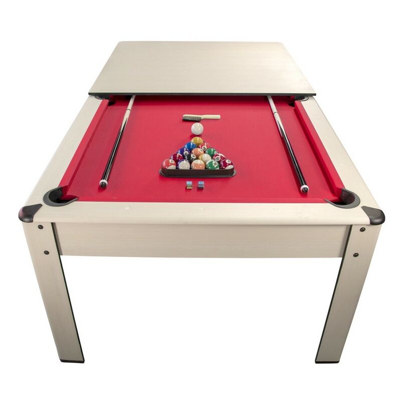 

Billar HARMONY convertible en mesa - con accesorios - 206,5 x 116,5 x 80 cm Couleur Haya - Beige