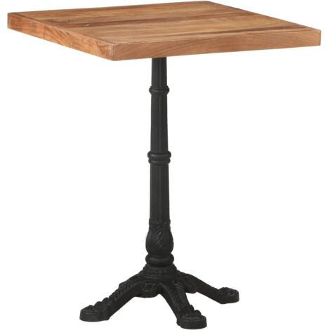 Table de bistro 60x60x76 Bois d'acacia massif 2