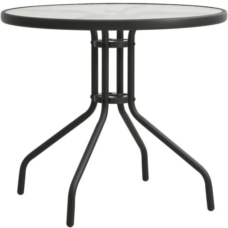 Table de bistro Anthracite Ø80x71 cm Acier