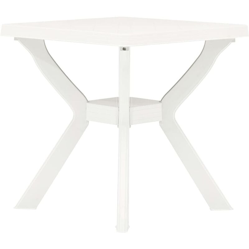 Table de bistro Blanc 70x70x72 cm Plastique