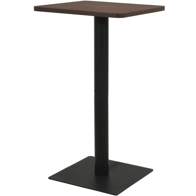 Vidaxl - Table de bistro Cendre foncé 60x60x107 cm
