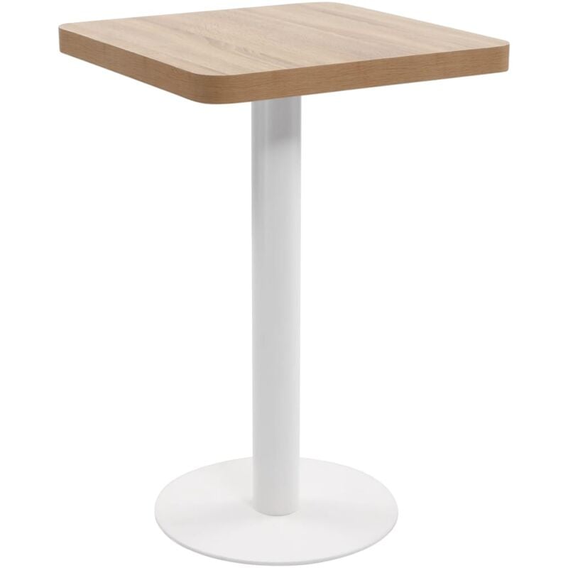 Vidaxl - Table de bistro Marron clair 50x50 cm mdf