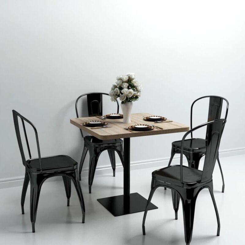 VidaXL - Table de salle à manger mdf, One Size, Beige