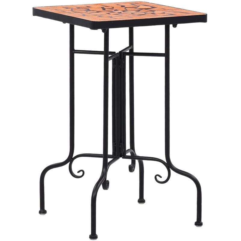 Table de bistro mosaïque Terre cuite Céramique