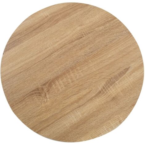 Table de bistro Table d'appoint - Table de bar Marron clair 50 cm MDF Chic-414772