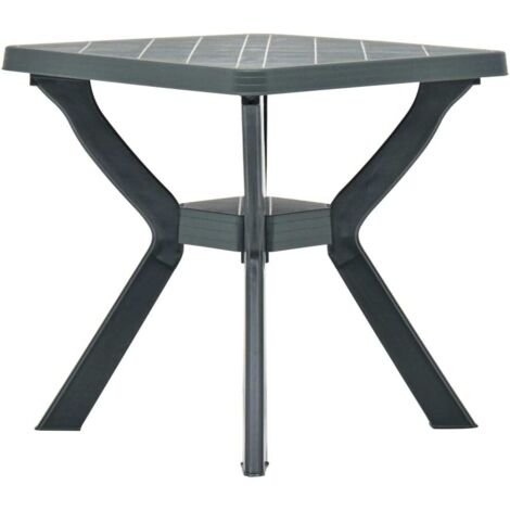 Table de bistro  Table haute  Table de café Vert 70x70x72 cm Plastique XRKJ217764