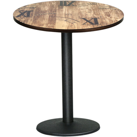 Table de bistrot 70 x 70 x 75cm pour meuble de cuisine et salle à manger