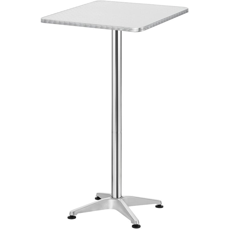 Table de bistrot carrée Järpen à hauteur réglable 75 cm / 115 cm [en.casa]