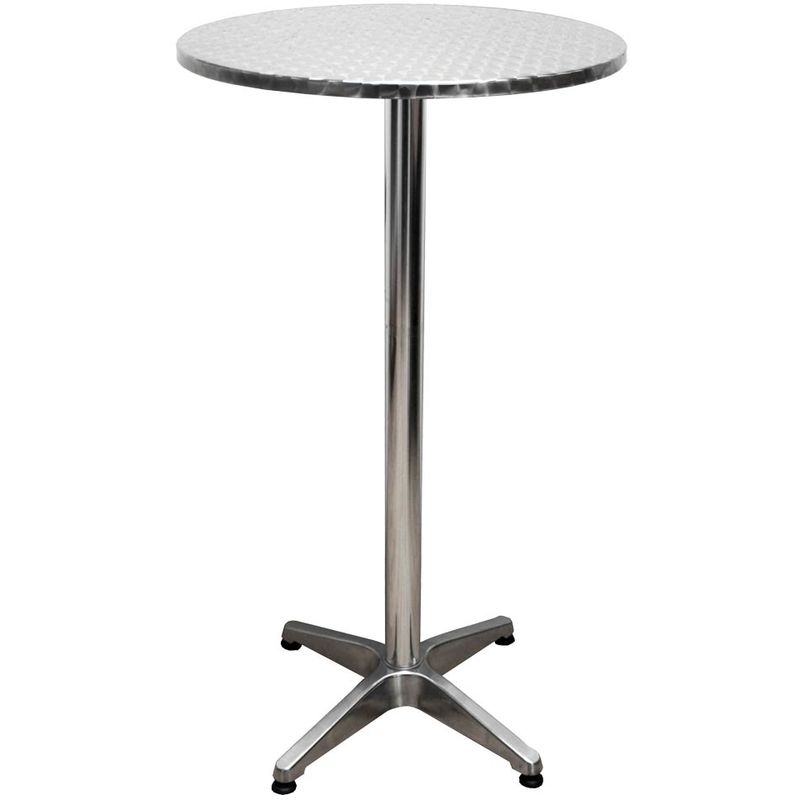 Table de bistrot Table ronde hauteur réglable alu cadre parti meubles de jardin plaque de pliage Harms 950249