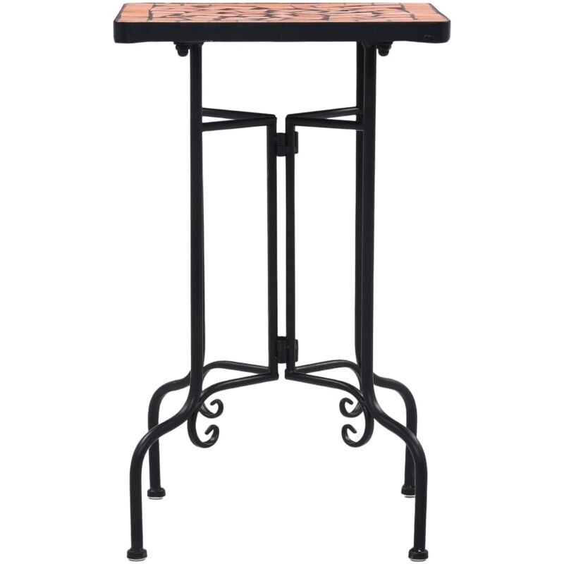 Table de bistro，Table de Cuisine，Table Haute mosaïque Terre cuite Céramique CFW859745