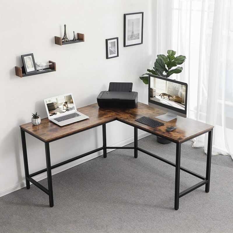 Table De Bureau En L Vasagle Table De Bureau En L Vasagle
