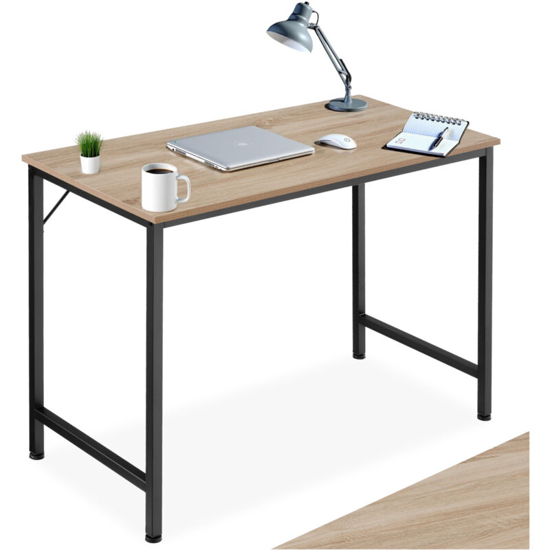 Tectake - Bureau Style industriel Pieds en plastique réglables en hauteur