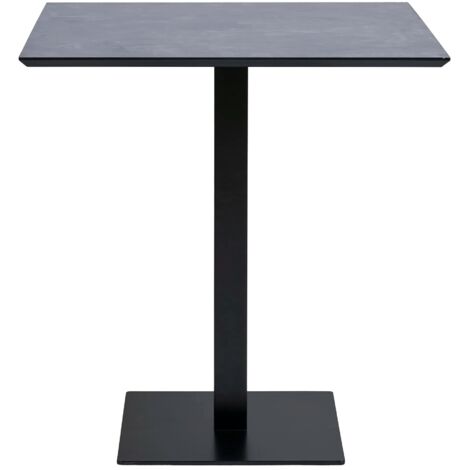 Table de café FANO 70cm – Bois clair ou noir – Design minimaliste-Noir