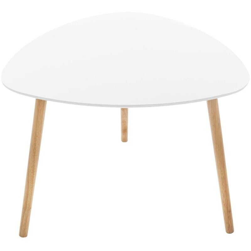 Atmosphera - Table d appoint Mileo blanc 60x60cm créateur d'intérieur