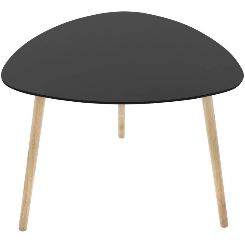 Atmosphera - Table d appoint Mileo noir 60x60cm créateur d'intérieur