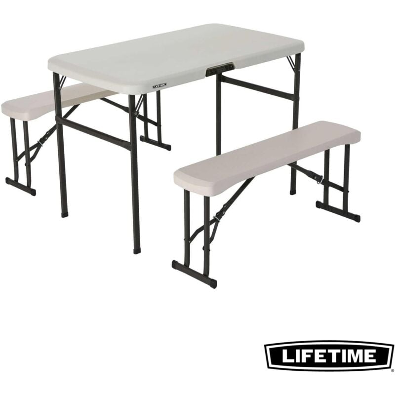 Ensemble Camping avec Table Pique-nique et Bancs pliants - Lifetime