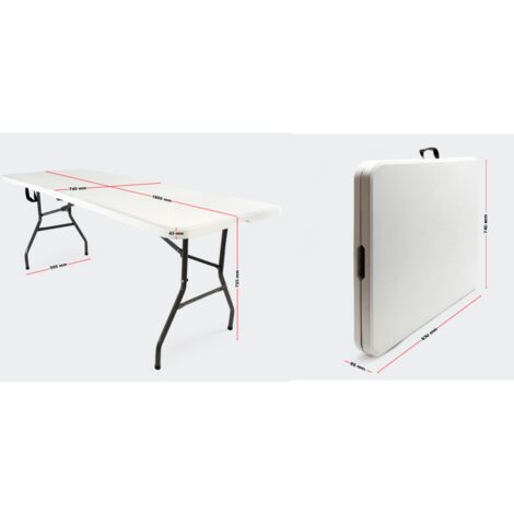 Table de camping / pique nique pliable 180 cm