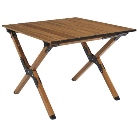 Table de Camping Pliable "Mariposa" 60cm Naturel