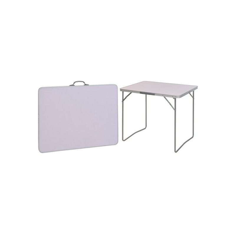 Table de camping pliante blanche 80X60 cm - X35000160