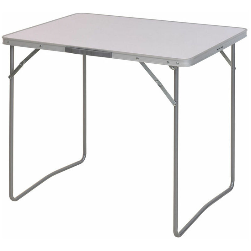Spetebo - Table de camping pliante en aluminium avec poignée - dimensions env. 80x60x69 cm
