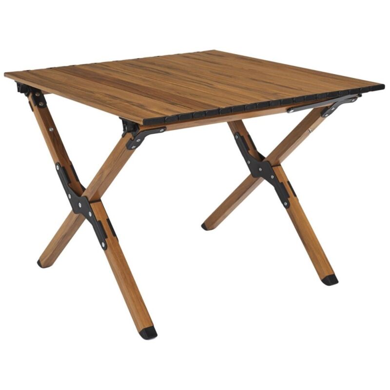 The Home Deco Factory - Table de camping pliante mariposa effet bois