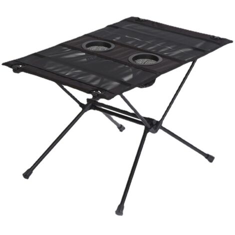 Table de camping pliante, mini table pliante portable avec sac de transport, table de camping légère pour randonnée en plein air, pêche, pique-nique (60 x 40 x 40 cm)