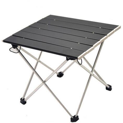 Table de Camping, Pliante Table Alliage d'aluminium Ultra-légère Portable avec Sac de Transport, Facile à Nettoy, pour Les activités en Plein air, Pique-Nique, Cuisine, Plage, Randonnée