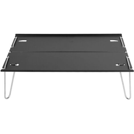 Table de Camping Portable, Table Pliante en Alliage D'aluminium avec Sac de Transport, Table de Randonnée Ultralégère, Table D'appoint de Camping pour Plage, Randonnée, Tente, Pique-nique, Voyage.