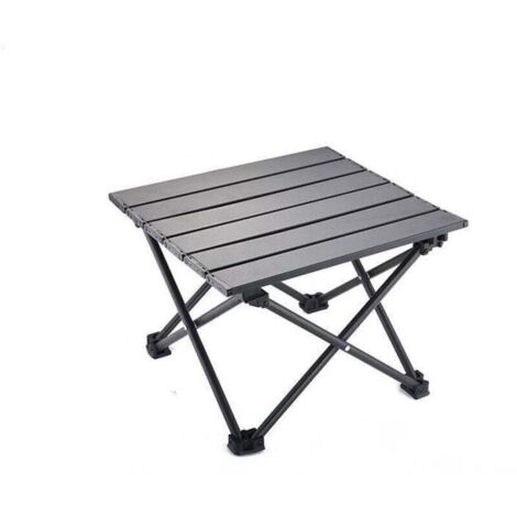 Table de Camping,Pliante Table Alliage d'aluminium Ultra-légère Portable avec Sac de Transport,pour l'extérieur,Le Camping,Les Pique-niques,la Randonnée,la Pêche (40x35x28cm)