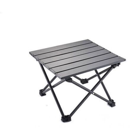 Table de Camping,Pliante Table Alliage d'aluminium Ultra-légère Portable avec Sac de Transport,pour l'extérieur,Le Camping,Les Pique-niques,la Randonnée,la Pêche (40x35x28cm)