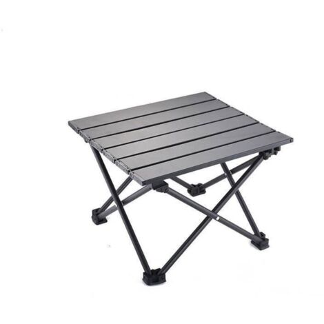 Table de Camping,Pliante Table Alliage d'aluminium Ultra-légère Portable avec Sac de Transport,pour l'extérieur,Le Camping,Les Pique-niques,la Randonnée,la Pêche (40x35x28cm)