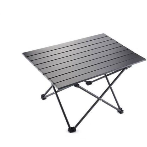 Table de Camping,Pliante Table Alliage d'aluminium Ultra-légère Portable avec Sac de Transport,pour l'extérieur,Le Camping,Les Pique-niques,la Randonnée,la Pêche (55x41x40cm)