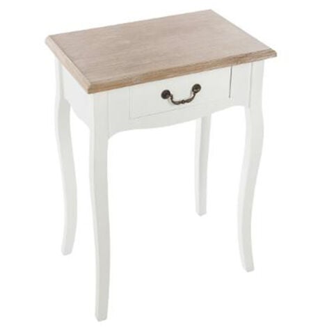 ATMOSPHERA CRÉATEUR D'INTÉRIEUR Table de Chevet 1 Tiroir Chrysa 65cm Naturel