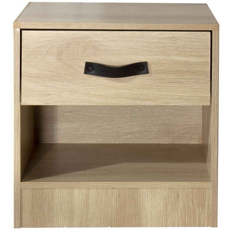 Table de chevet 1 tiroir et 1 niche - Calicosy