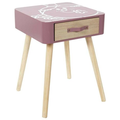 Table de chevet 1 tiroir Madame Princesse