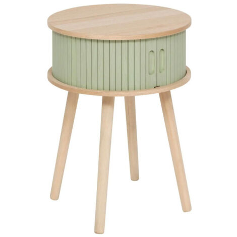 Table de Chevet 2 Portes "Nysos" 54cm Vert