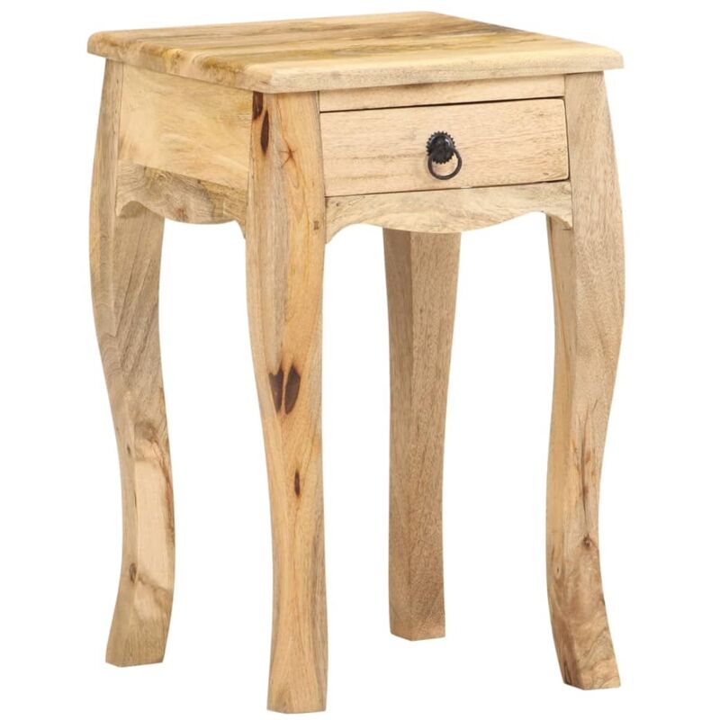 Vidaxl - Table de chevet 28x28x46 cm Bois de manguier massif