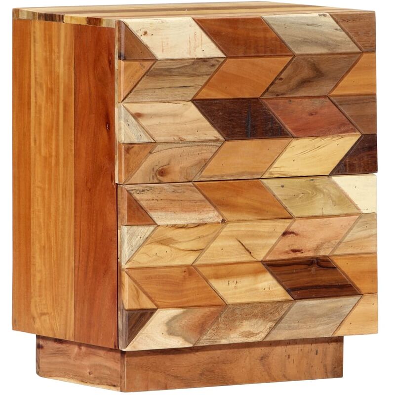 Bedhouse 40x30x50 cm en bois avec 2 tiroirs finement décorés