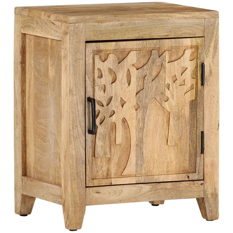 Vidaxl - Table de chevet 40x30x50 cm Bois de manguier massif