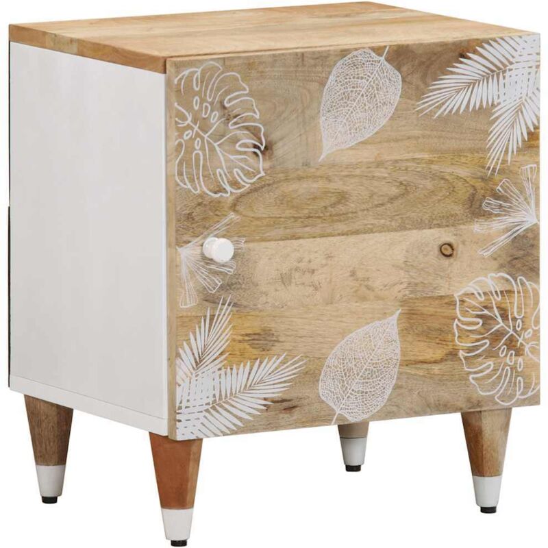 Vidaxl - Table de chevet 40x33,5x46 cm bois de manguier solide