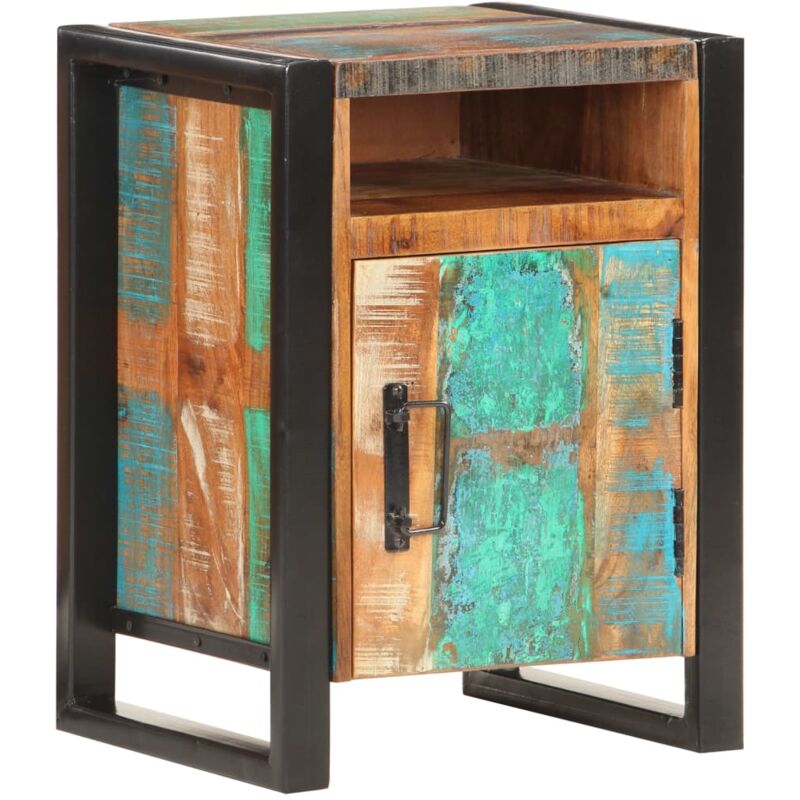 Table de chevet 40x35x55 cm Bois de récupération massif Vidaxl