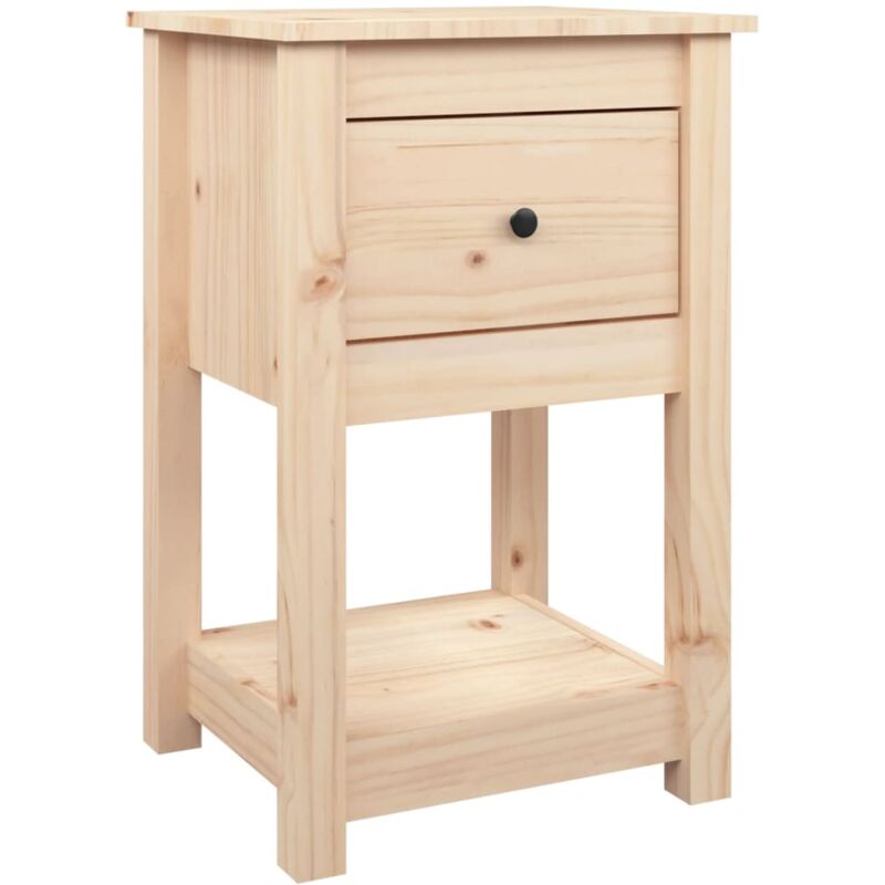 Table de chevet 40x35x61,5 cm Bois de pin massif Vidaxl