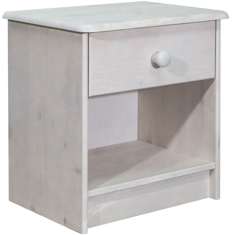 Table de chevet 41x30x42 cm Bois de pin solide Vidaxl